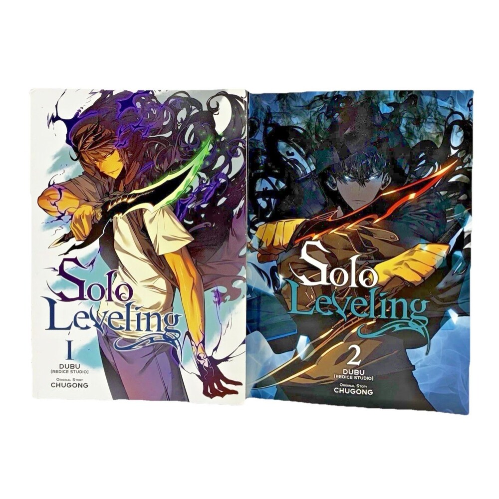 Solo Leveling Volumes 1 & 2 Manga Dubu Chugong First Yen Press Editions